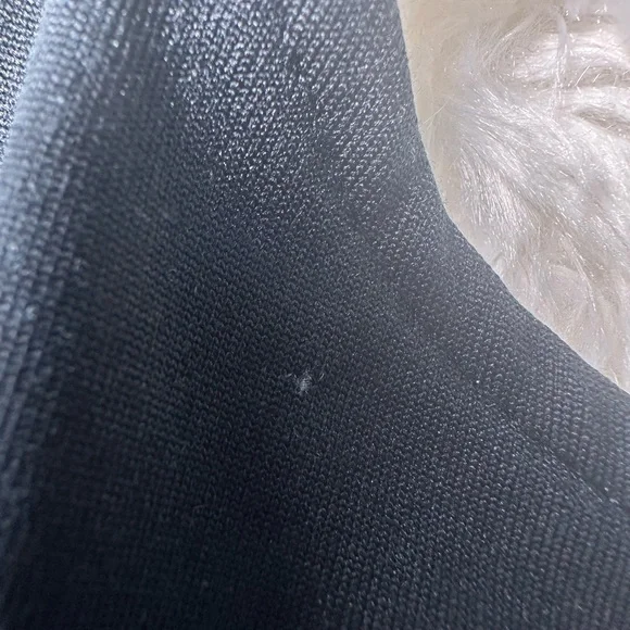 Ice Gray and Black Patterned Fabric - Picture 8 of 8